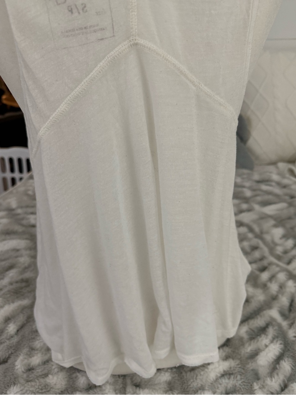 We The Free White V-Neck Tank Top - Picture 8 of 10